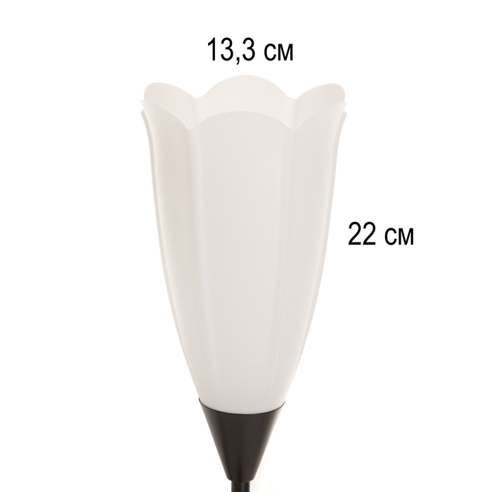 Торшер  Торшер "Букет" 8хE27 40Вт черный 35х28х168 см