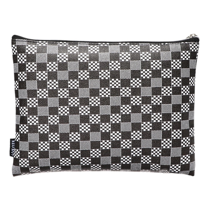 Папка для тетрадей А5, 245 х 200 х 10 мм, молния сверху, кож.зам, deVENTE TOTAL BLACK, универсальная Папка для тетрадей А5, 245 х 200 х 10 мм, молния сверху, кож.зам, deVENTE TOTAL BLACK, универсальная