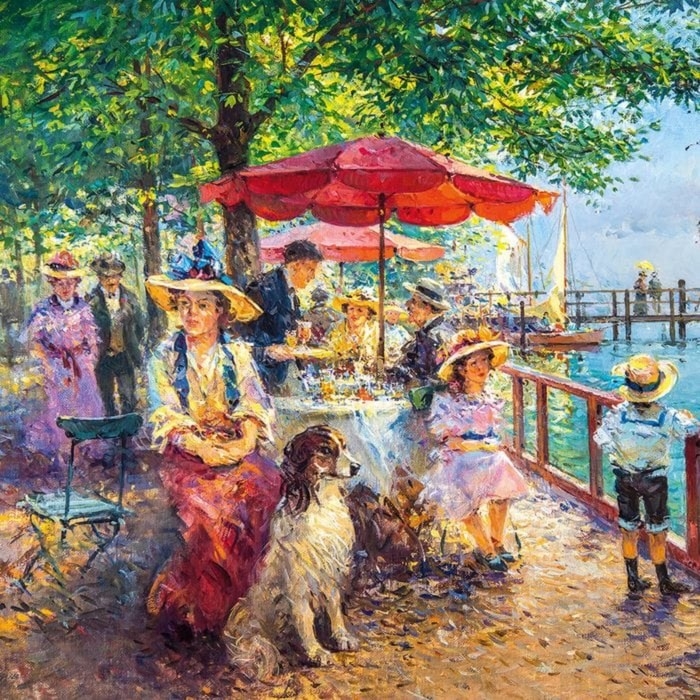 Пазл «Кафе в гавани, Берлин», 1000 элементов Пазл «Кафе в гавани, Берлин», 1000 элементов