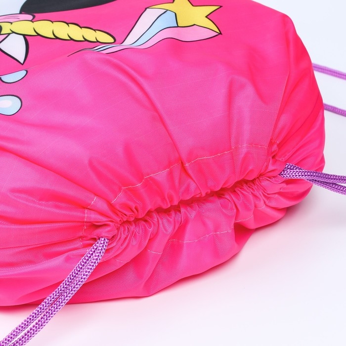 Мешок для обуви 420 х 350 мм, Минни Маус  Мешок для обуви 420 х 350 мм, Минни Маус "Единорог" (мягкий полиэстер, плотность 210D)