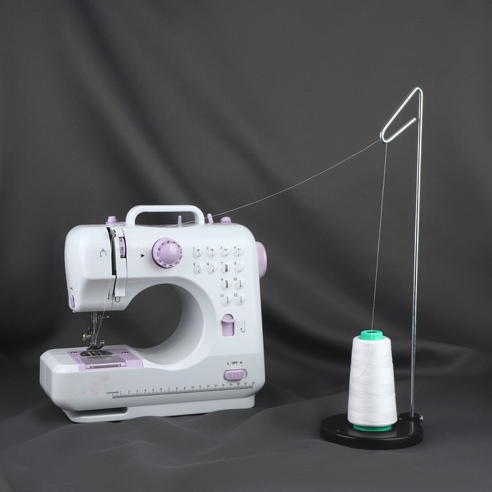 Органайзер-стойка для ниток, на подставке, 41 × 12 × 12 см, цвет чёрный Органайзер-стойка для ниток, на подставке, 41 × 12 × 12 см, цвет чёрный