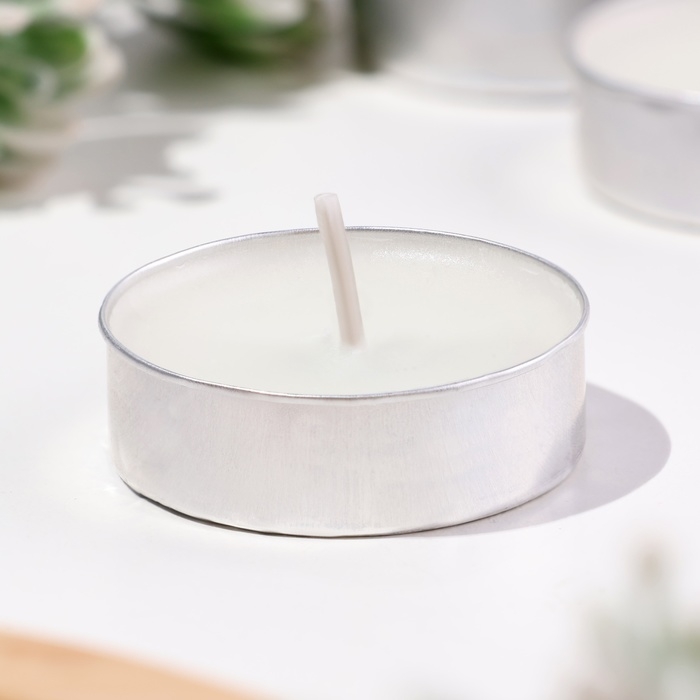 Свечи чайные ароматизированные  Свечи чайные ароматизированные "Белая лилия" в подарочных коробках, 18 шт