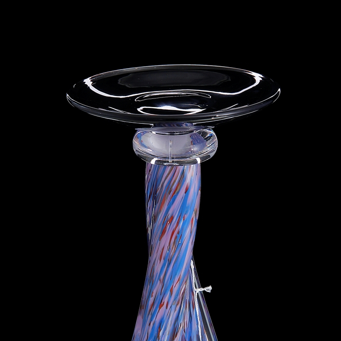 Подсвечник Подсвечник "Helix ", синий, 36 см