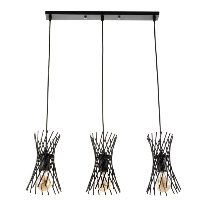 Светильник BayerLux Светильник BayerLux "Сенча" 3хE27 40Вт черный 55х15х100 см