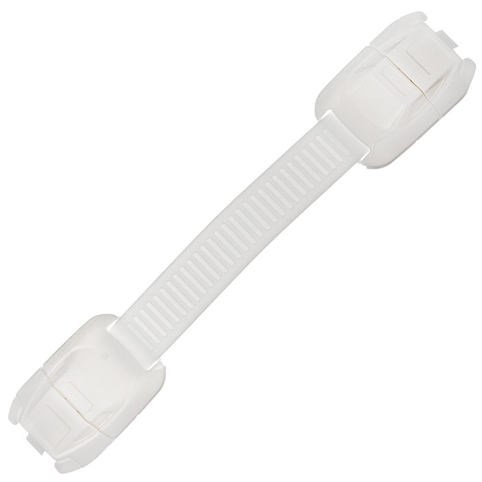 Набор блокираторов для дверей и ящиков, универсальные, гибкие, 4 шт., цвет белый, Крошка Я Набор блокираторов для дверей и ящиков, универсальные, гибкие, 4 шт., цвет белый, Крошка Я