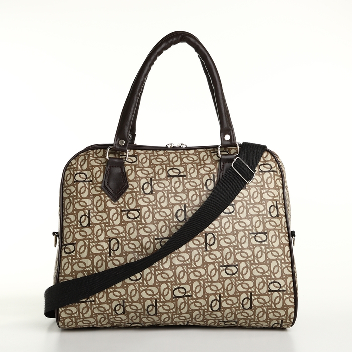 Сумка дорожная на молнии, цвет бежевый Сумка дорожная на молнии, цвет бежевый