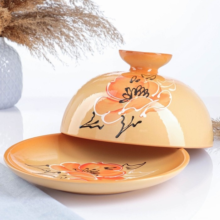 Блинница - хлебница  Блинница - хлебница "Застолье" 1,8л / 15х24см, мак бежевый