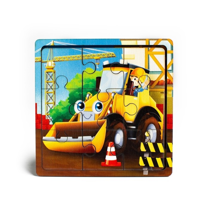 Пазл «Трактор», 9 деталей Пазл «Трактор», 9 деталей