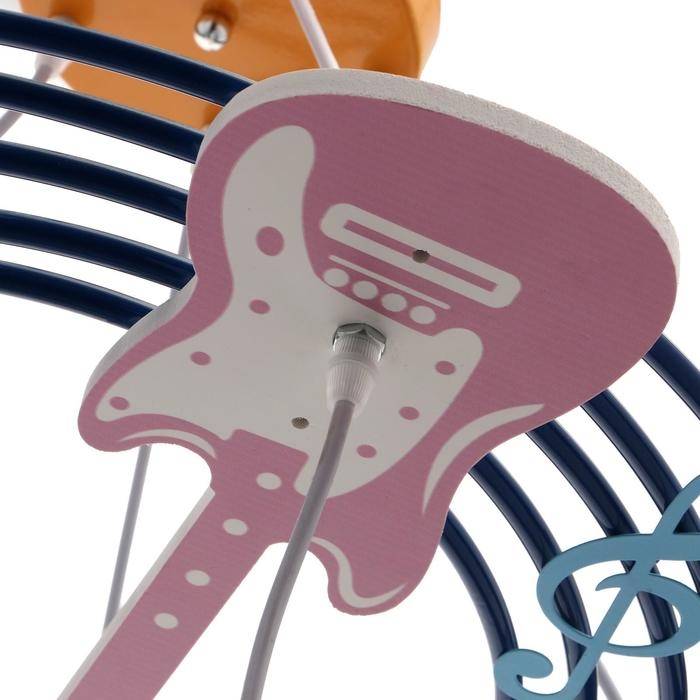 Люстра 86205/5 E27 40Вт голубой 59х54х27-107 см BayerLux