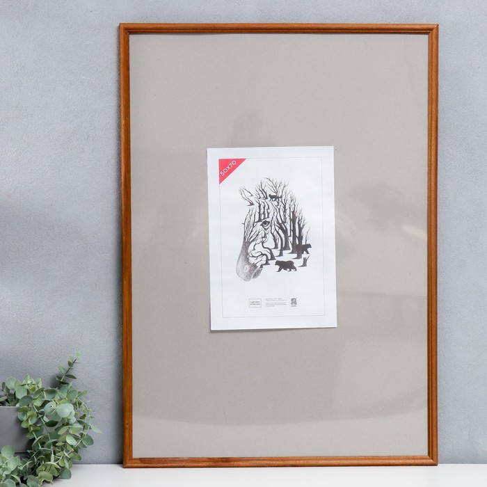 Фоторамка дерево 50х70 см (1701) (пластиковый экран) Фоторамка дерево 50х70 см (1701) (пластиковый экран)