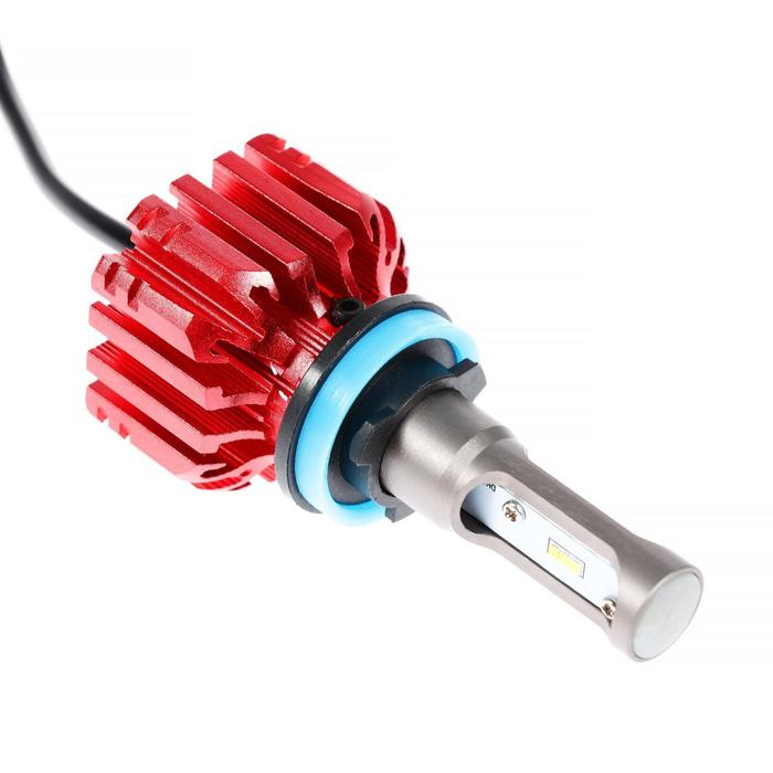 Автолампа светодиодная Н11, 72 Вт, 5000 Лм, 6500 К, IP65, набор 2 шт Автолампа светодиодная Н11, 72 Вт, 5000 Лм, 6500 К, IP65, набор 2 шт