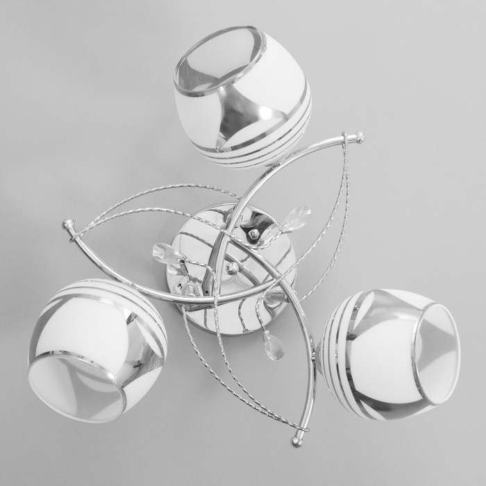 Люстра Люстра "Баффи" 3х40Вт Е27 Хром МОДЕЛЬ: 2751100