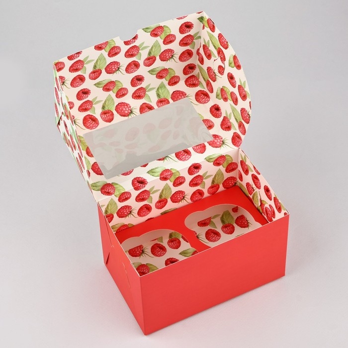 Коробка для капкейков складная с двусторонним нанесением «Для тебя», 16 × 10 × 10 см Коробка для капкейков складная с двусторонним нанесением «Для тебя», 16 × 10 × 10 см