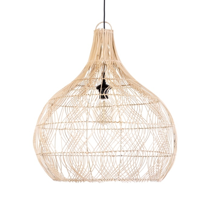Светильник потолочный из ротанга Светильник потолочный из ротанга "Рено" 1х120Вт, Е27, 60х60х65 см
