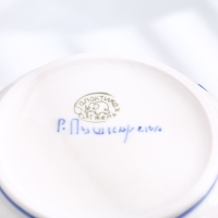 Банка «Каскад», для сыпучих продуктов, средняя, 1,25 л, H=19,5 см, гжель