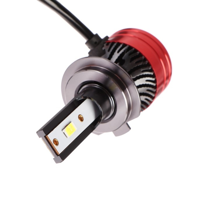 Автолампа светодиодная Н7, 12 В, 30 Вт, 2160 Лм, провод 20 см, свет белый, 2 шт Автолампа светодиодная Н7, 12 В, 30 Вт, 2160 Лм, провод 20 см, свет белый, 2 шт