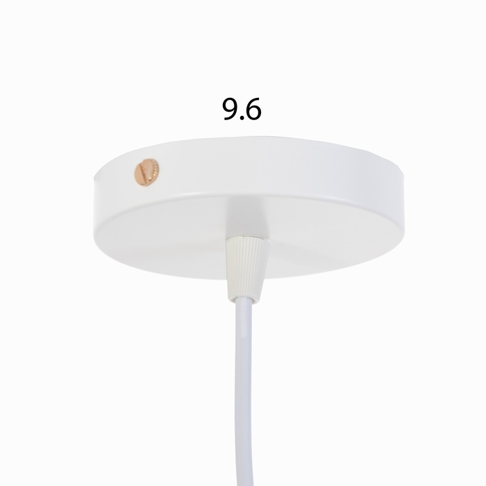 Люстра Люстра "Оазис" 1х60Вт Е27 Белый, золото 15х15х30(100)см