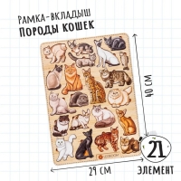 Рамки-вкладыши «Породы кошек»