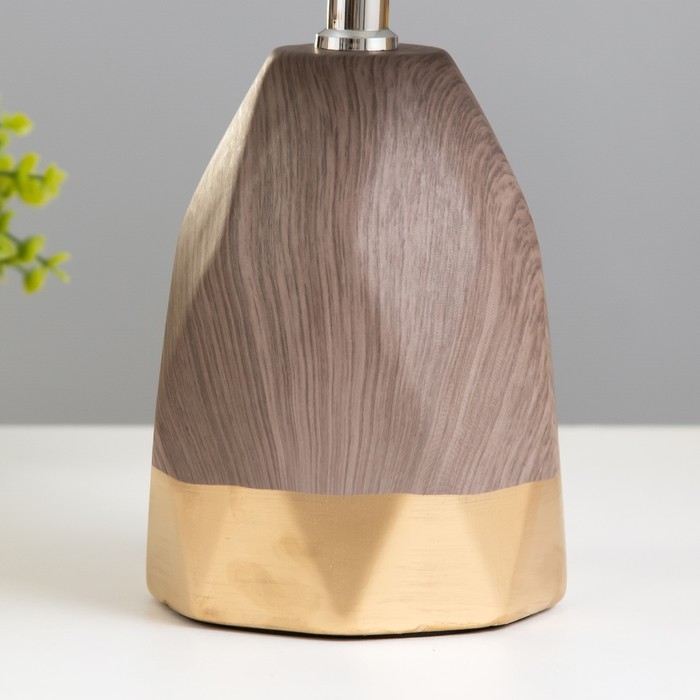 Настольная лампа Настольная лампа "Адели" E14 40Вт коричневый 21х21х34 см RISALUX