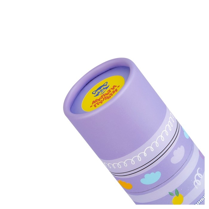 Карандаши 24 цвета Мульти-Пульти  Карандаши 24 цвета Мульти-Пульти "Друзья енота", трёхгранные, заточенные, в тубусе