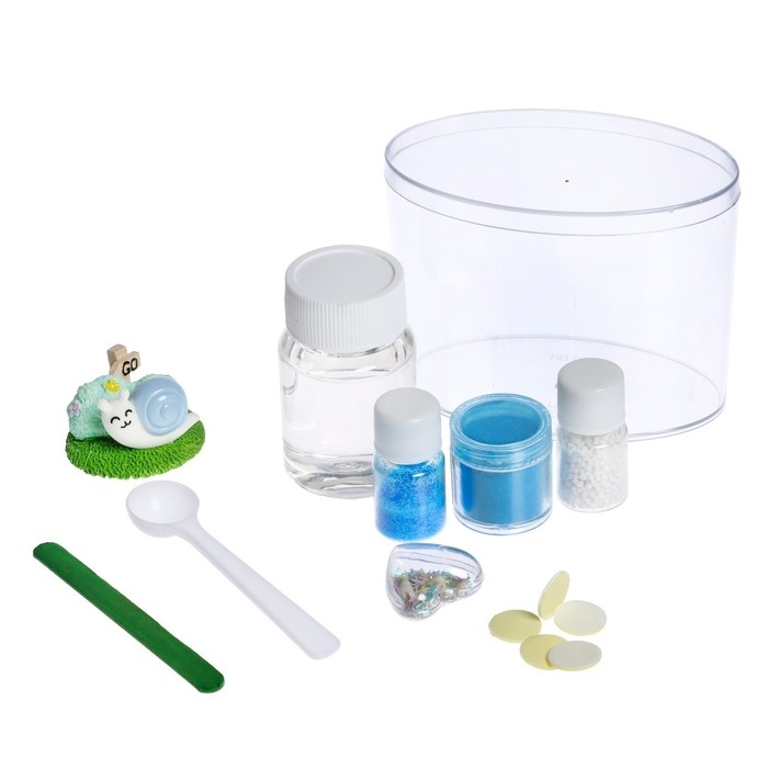 Набор для опытов «Коллоидный сад», с милой улиткой Набор для опытов «Коллоидный сад», с милой улиткой