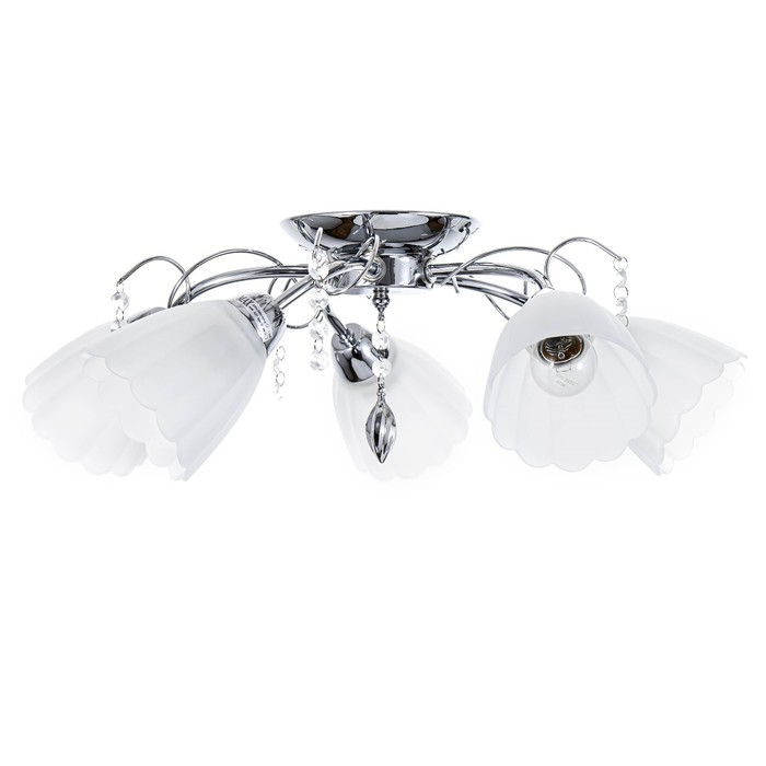 Люстра Люстра "Адель" 5x40Вт E27 хром 54х52х17 см