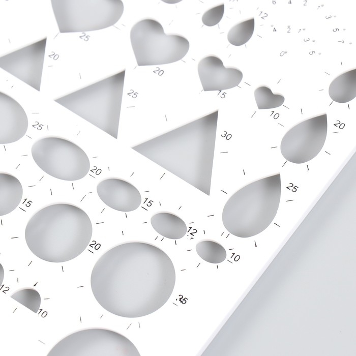 Линейка для квиллинга МИКС  21х15 см Линейка для квиллинга МИКС  21х15 см