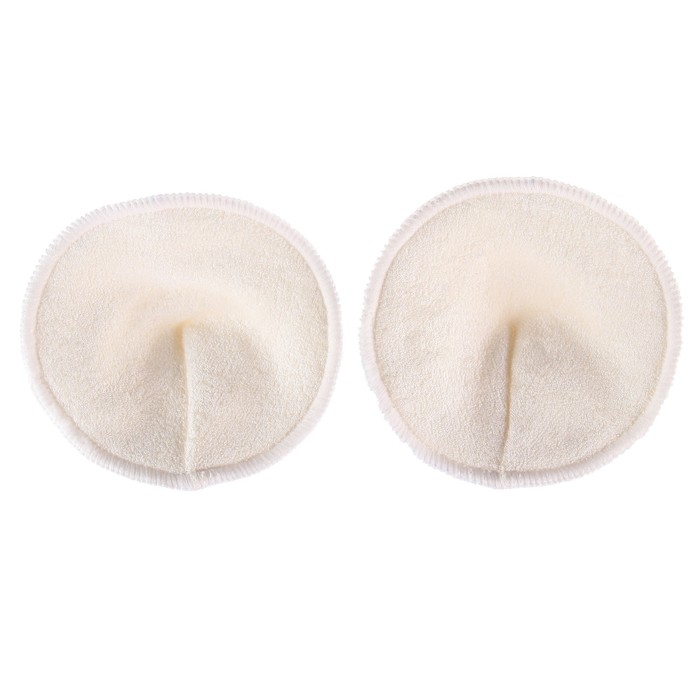 Вкладыши для груди, многоразовые, набор 2 шт., цвет белый, M&B Вкладыши для груди, многоразовые, набор 2 шт., цвет белый, M&B