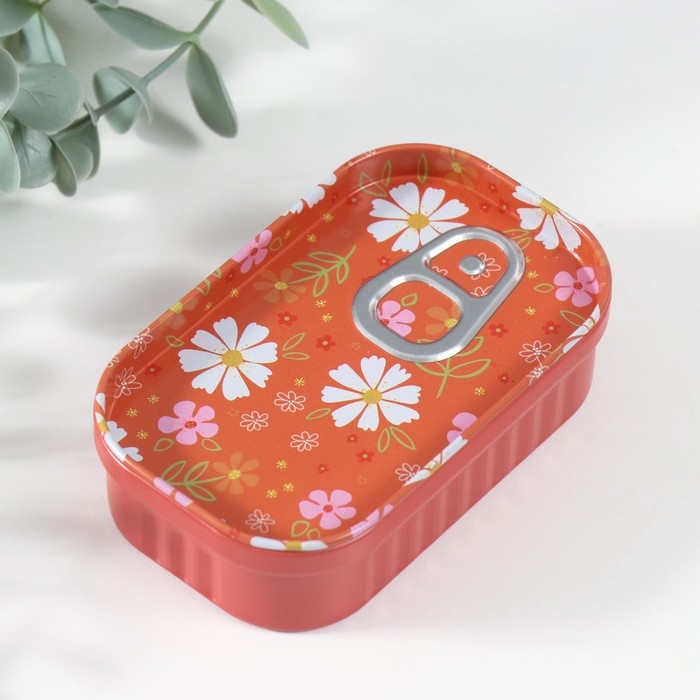 Шкатулка металл Шкатулка металл "Цветочные мотивы" МИКС 10х6,5х3 см