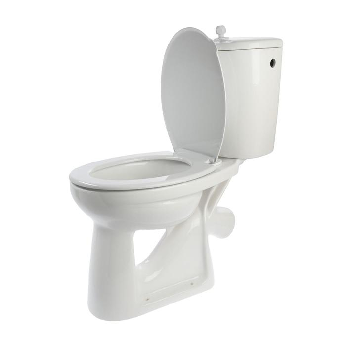 Унитаз компакт ЛЗСФ Унитаз компакт ЛЗСФ " КомфортЭконом", боковая подводка, сиденье, шток