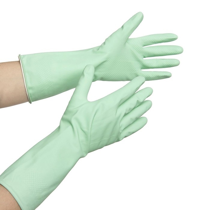 Латексные перчатки с пропиткой алоэ, L, 35х13.5х3 см Латексные перчатки с пропиткой алоэ, L, 35х13.5х3 см