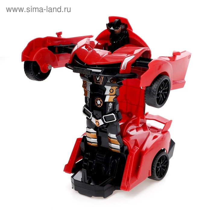 Робот инерционный «Автобот», трансформируется при столкновении, цвета МИКС