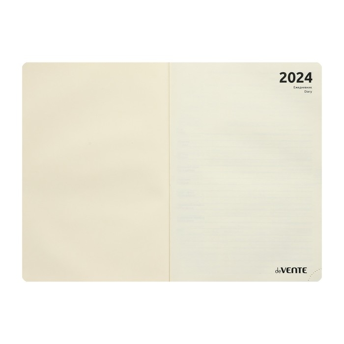 Ежедневник датированный 2024 A5 176 листов, deVENTE.I Love Cat, твёрдая обложка из искусственной кожи, тиснение фольгой, ляссе, кремовый блок 70 г/м2, розовый