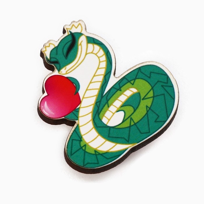 Значок новогодний «Чудесной девочке» 3,5 х 3,7 см Значок новогодний «Чудесной девочке» 3,5 х 3,7 см