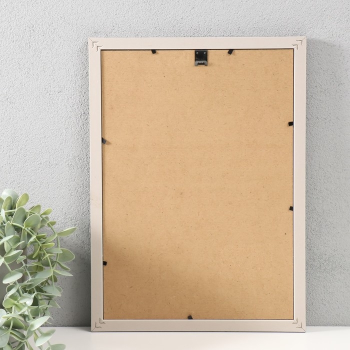 Фоторамка пластик формат А4 Фоторамка пластик формат А4 "Муза" какао 32,5х23,8х1,1 см