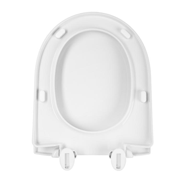 Сиденье для унитаза  Сиденье для унитаза "АНИ Пласт" WS0320, крепление микролифт, белое