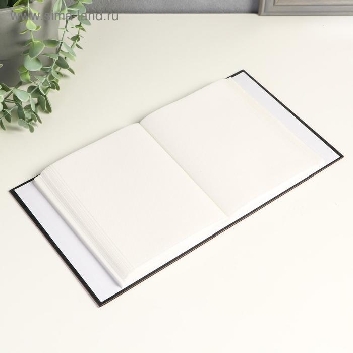 Фотоальбом на 100 фото 10х15 см Фотоальбом на 100 фото 10х15 см "Золотые узоры на чёрном" 18х14х5,5 см