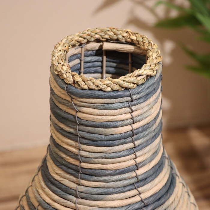 Ваза плетёная, напольная 24х24х60 см Ваза плетёная, напольная 24х24х60 см