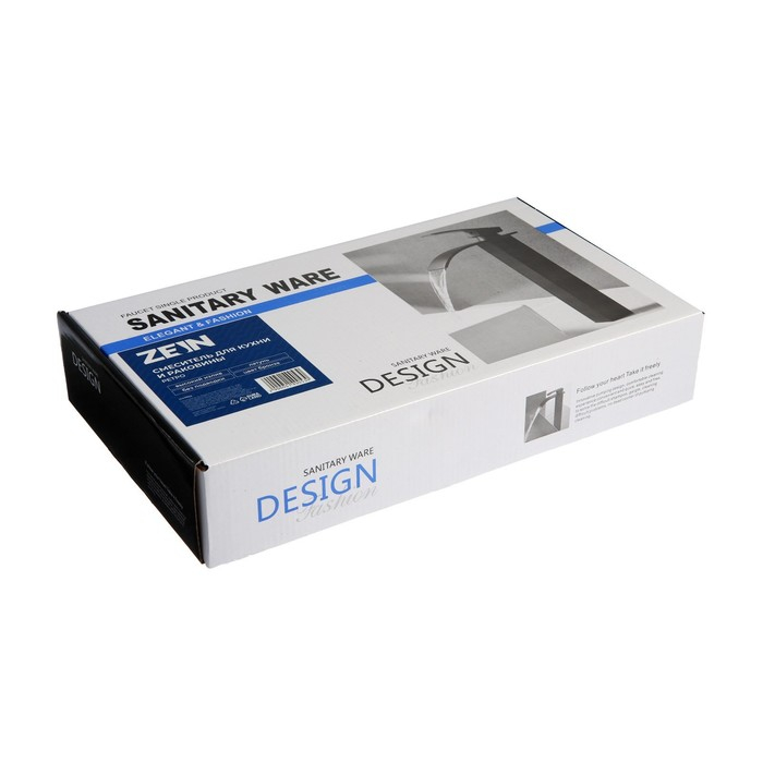 Смеситель для кухни и раковины ZEIN Ретро, высокий излив, без подводки, латунь, цвет бронза Смеситель для кухни и раковины ZEIN Ретро, высокий излив, без подводки, латунь, цвет бронза