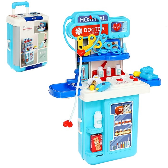 Игровой набор «Доктор» в чемоданчике, с аксессуарами Игровой набор «Доктор» в чемоданчике, с аксессуарами