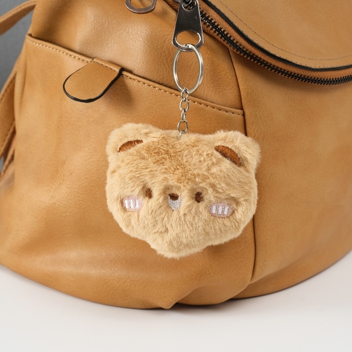 Пушистик на кольце Пушистик на кольце "Мишка" пищалка 7,5х9х2,5 см