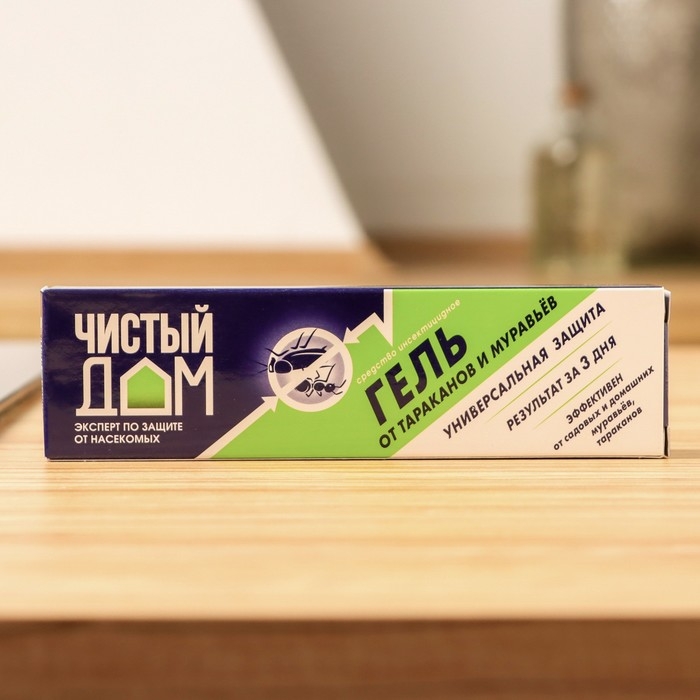 Гель от садовых и домашних муравьев, тараканов Гель от садовых и домашних муравьев, тараканов "Чистый дом", 35 мл