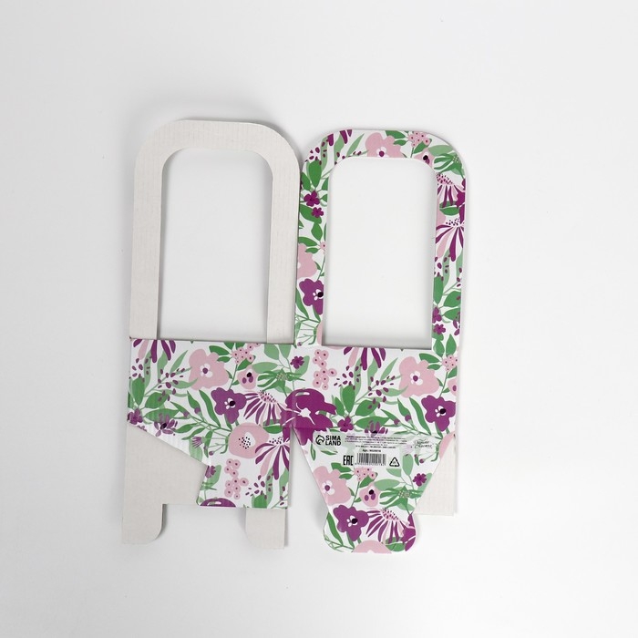 Коробка-переноска для цветов «Only for you», 12 × 12 × 22 см Коробка-переноска для цветов «Only for you», 12 × 12 × 22 см