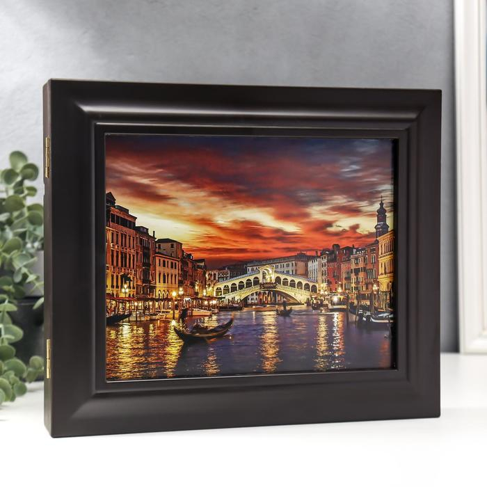 Ключница Ключница "Золотистый мост" Венге 26х31х4,5 см