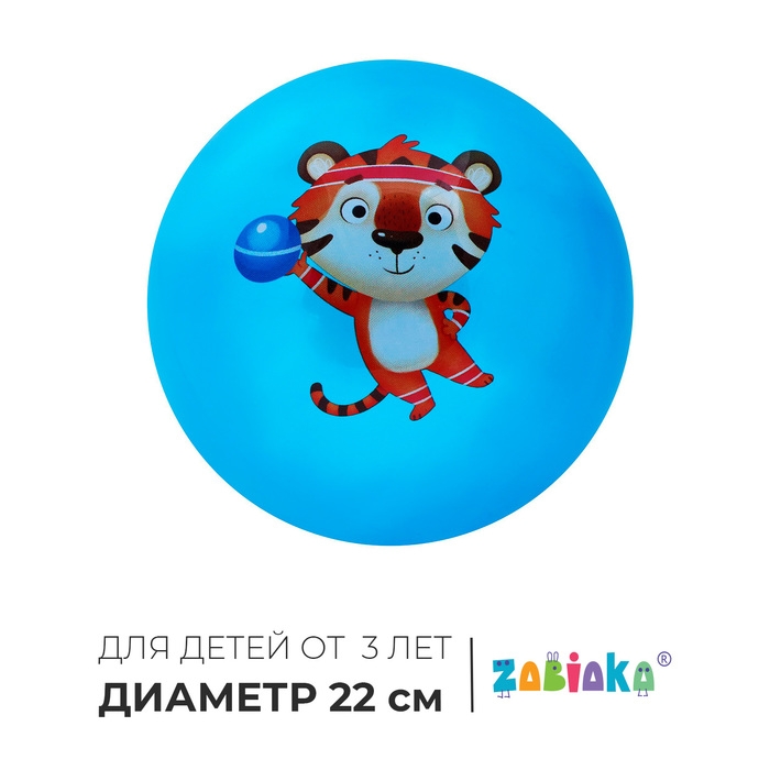 Мяч детский ZABIAKA, d=22 см, цвет МИКС Мяч детский ZABIAKA, d=22 см, цвет МИКС