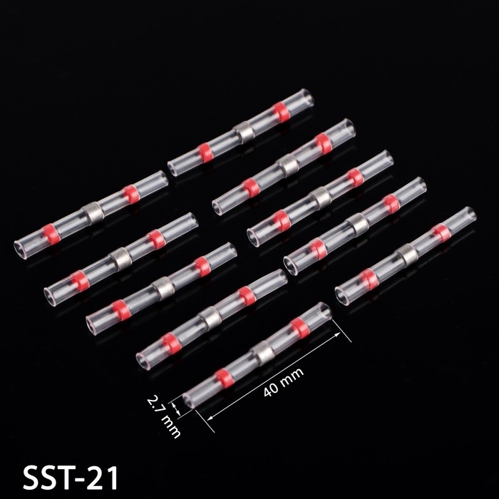 Трубка термоусадочная SST-21, для проводов AWG 22-18, набор 10 шт Трубка термоусадочная SST-21, для проводов AWG 22-18, набор 10 шт