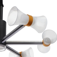 Люстра 1699/6 LED 100Вт 3000-6000К черный 73х73х60 см BayerLux