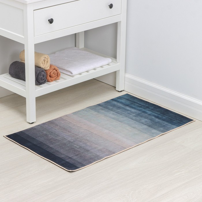 Коврик Доляна «Нега», 60×100 см, цвет серый Коврик Доляна «Нега», 60×100 см, цвет серый