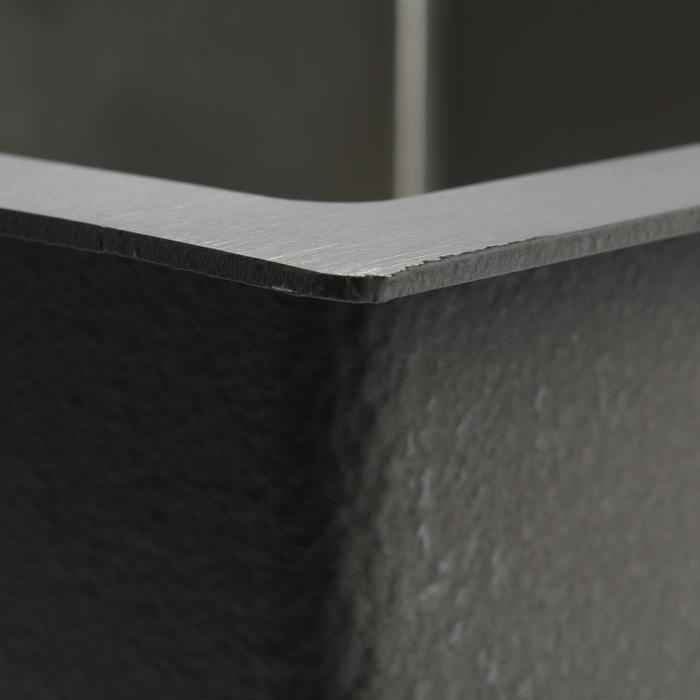 Мойка кухонная AFLORN AF95043, врезная, S=3,0 и 0,8 мм, 50х43х20 см, сифон, сатин Мойка кухонная AFLORN AF95043, врезная, S=3,0 и 0,8 мм, 50х43х20 см, сифон, сатин