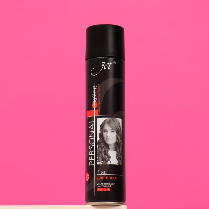 Лак для волос Jet  Лак для волос Jet "Объем и Стойкость" 190 мл